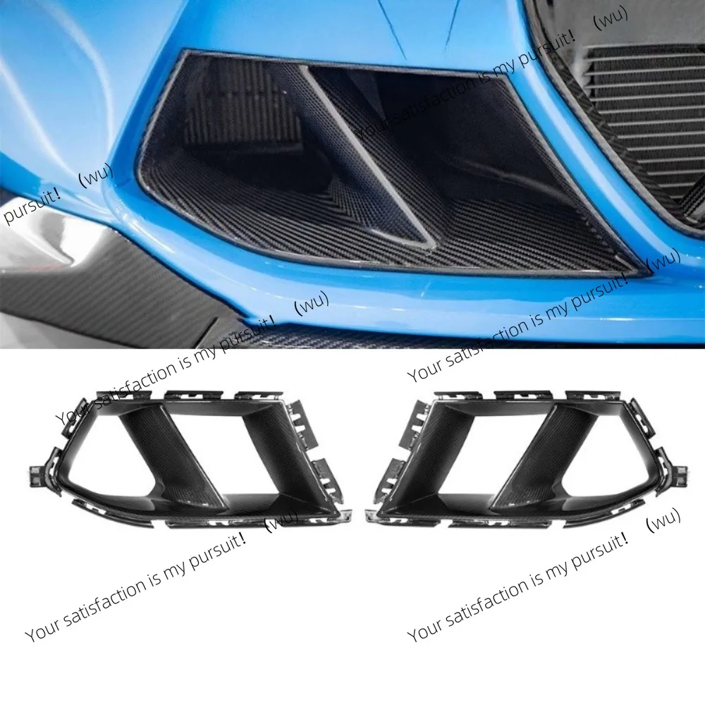 For BMW M3 G80 M4 G82  Front Bumper Air Intake Vent Cover Real Dry Carbon Fiber MP Style Gloss Trim Exterior Styling Accessories