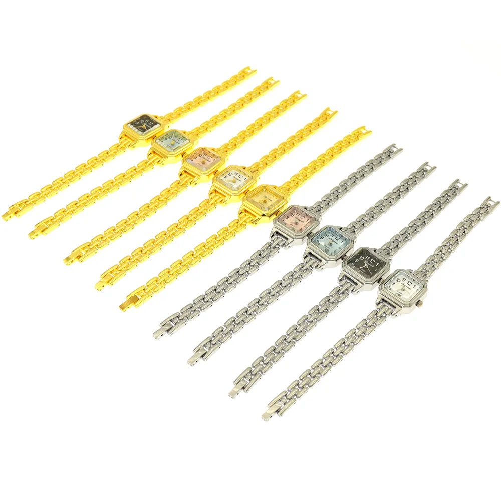 9 шт. смешанные модные золотые винтажные часы для женщин, роскошные элегантные кварцевые часы, женские браслеты, повседневные наручные часы Reloj Mujer