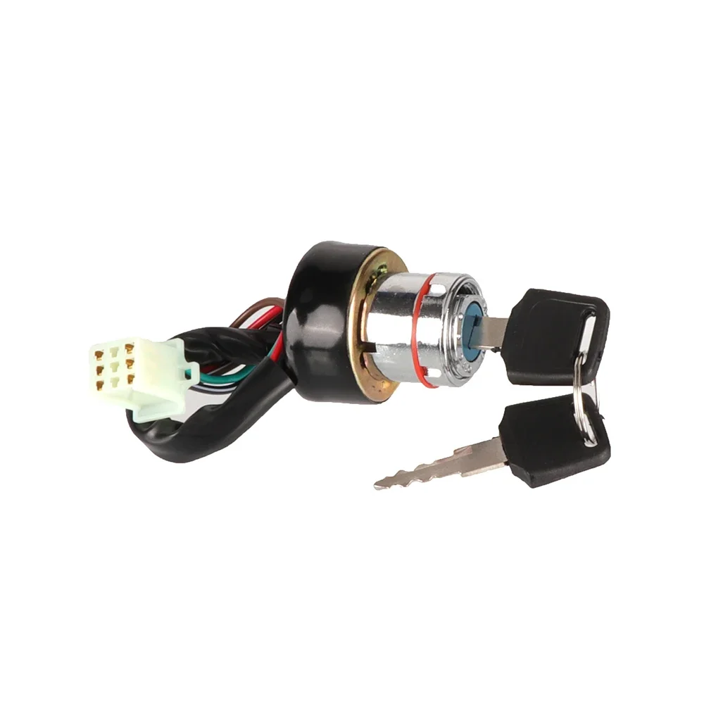 Universal 6 Wire Ignition Switch 3 Position 2 Keys For Harley Yamaha Honda Suzuki Scooter ATV Buggy Go Kart Quad Bike Parts