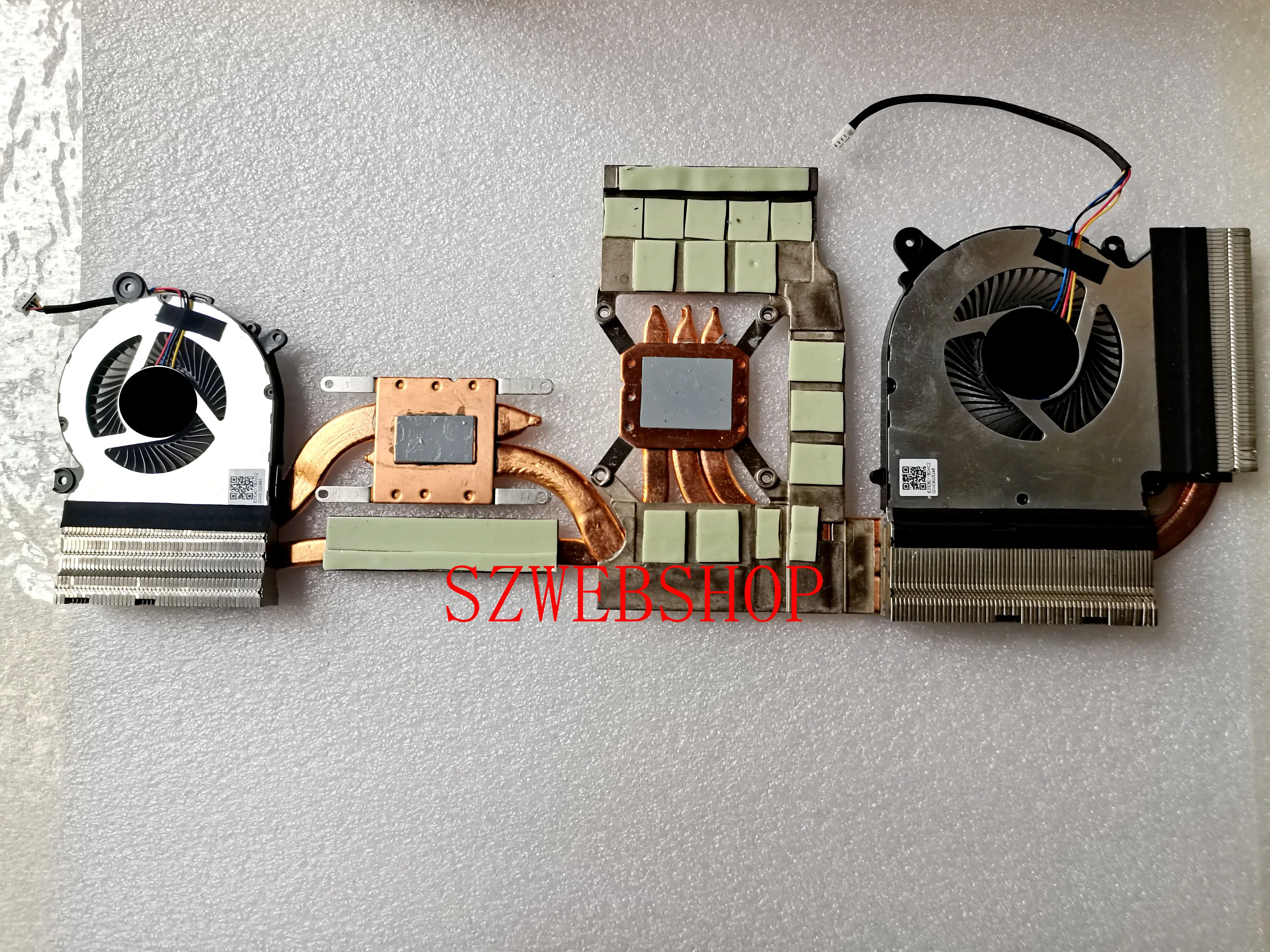 

New Laptop For MSI Katana GF66 GL66 MS-1581 GPU CPU +Heatsink fan GF76 Pulse GL76 MS-1583 CPU GPU Fan