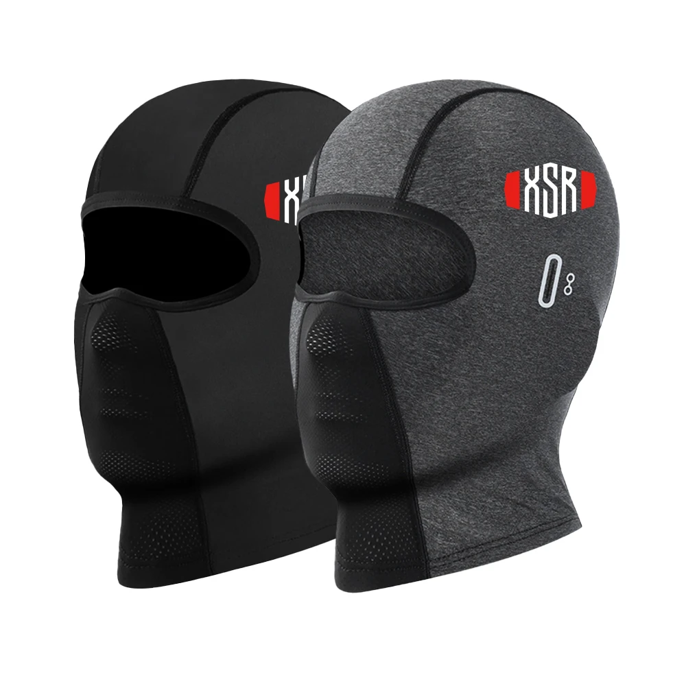 Motorcycle Balaclava for Yamaha XSR125 250 900 Summer Ice Silk Anti-UV Full Face Mask Breathable Helmet Liner Riding Head Cover