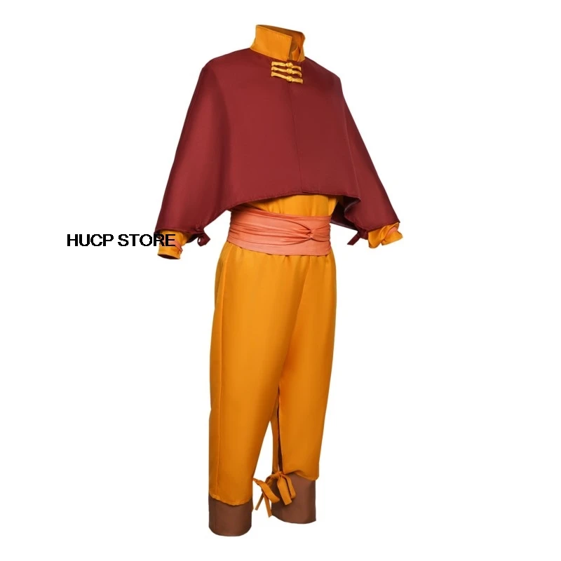 Avatar Aang Cosplay Costume pour enfants, le dernier maître de l'air, combinaison pour enfants, tenues d'Halloween, vêtements trempés pour hommes, carnaval