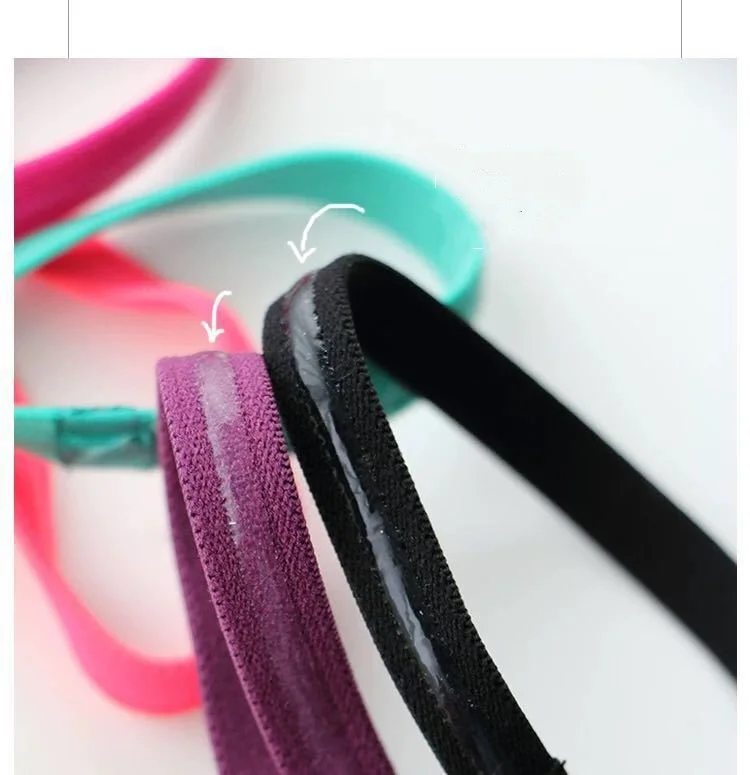 30 Pcs Thin Hair Elastic Headbands for Women Men, Anti-Slip Stretchable Hair Bands, Running Yoga Workout Sports Hairband