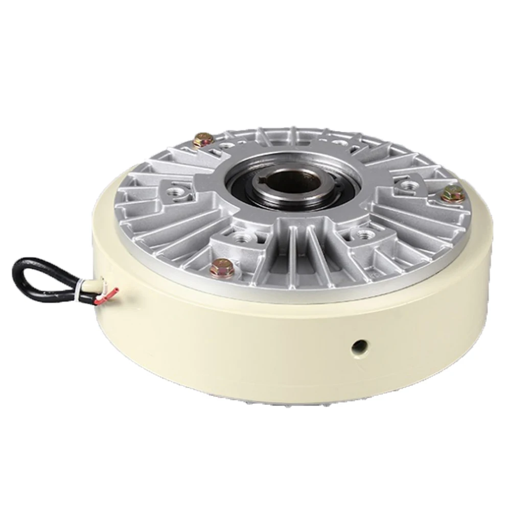 Magnetic Powder Brake Hollow Shaft 12Nm 1.2kg DC 24V 20mm 1000RPM Unwind For Tension Control Continuous Sliding Simulated Load