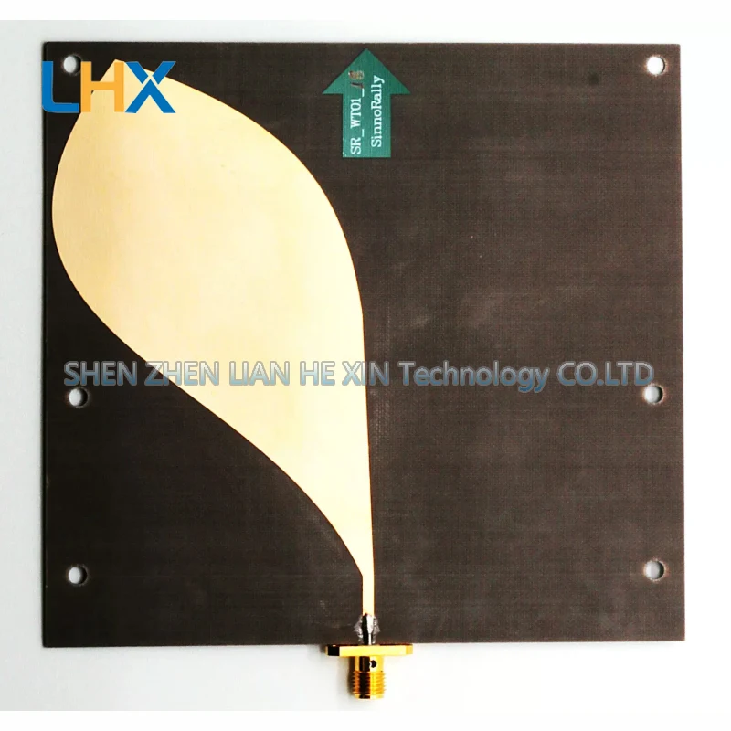 800M (0.8G) - 20GHz High-gain Ultra-wideband Directional Whale Tail Antenna new in stock
