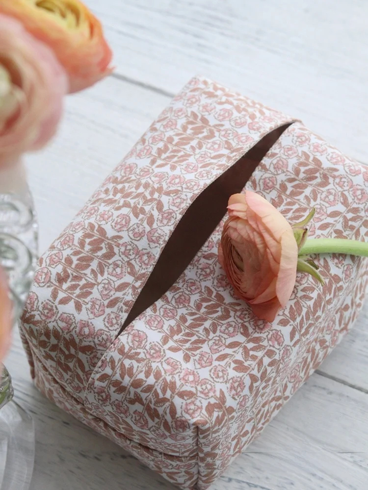

Handmade Garden Secret Modern Minimalist Cotton round Coaster Table Mat DIY Fabric Tissue Holder Home Decor Pad