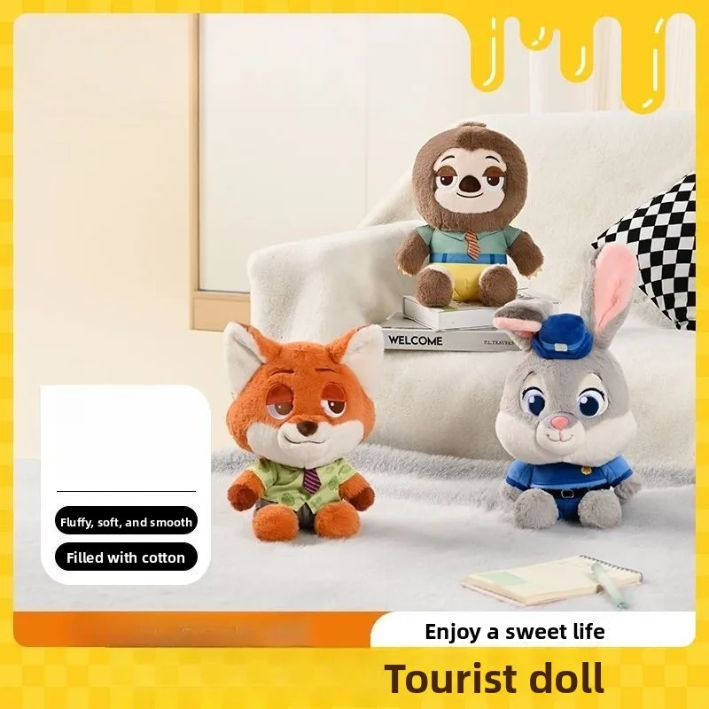 

Marshmallow-Touch Non-Shedding Q-Version Kawaii Plush Toys Home Car Decoration Judy Nick Flash Set Discount On Purchase Stuffed