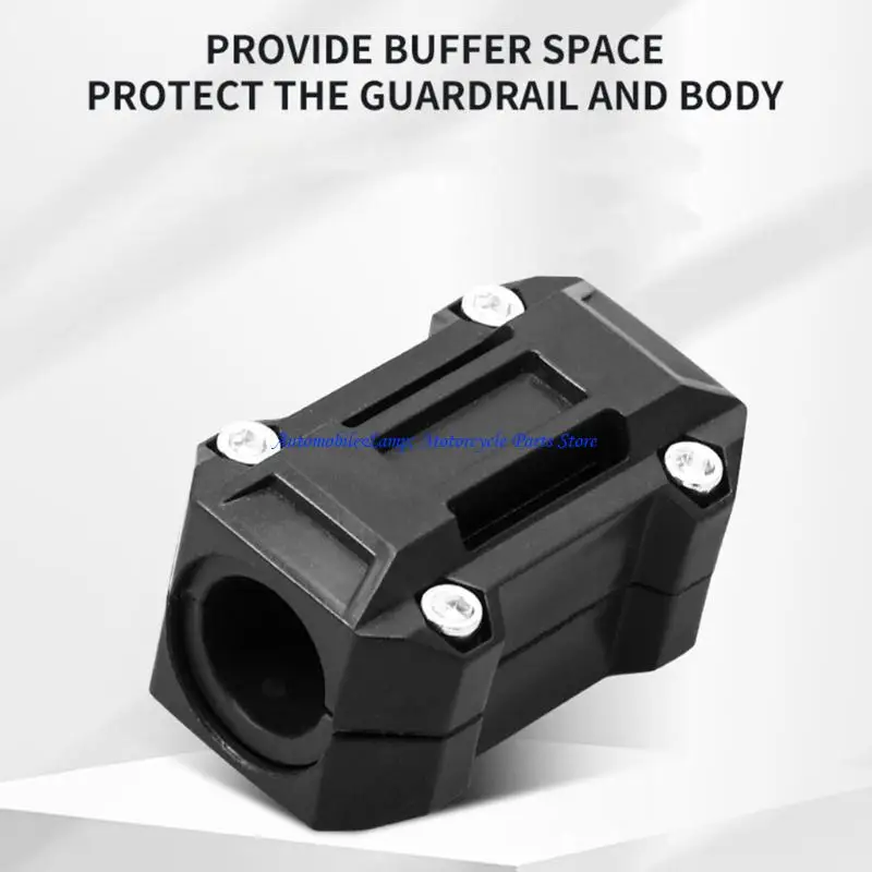 H7BD Motorcycle Frame Protectors Flexible Rubber Crash Protectors Universal Impact Absorption Falling Crush Protectors