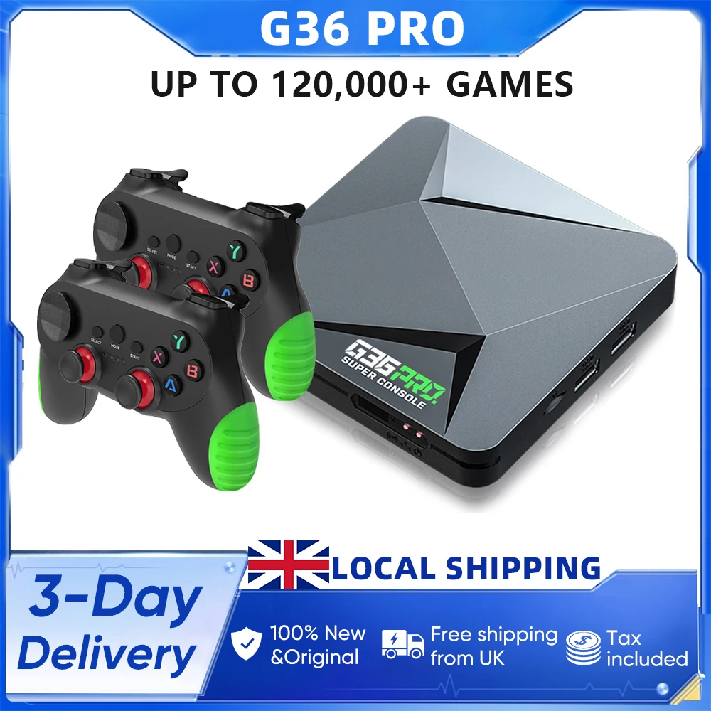 Super Console G36 Pro Retro Game System with 120000 Games