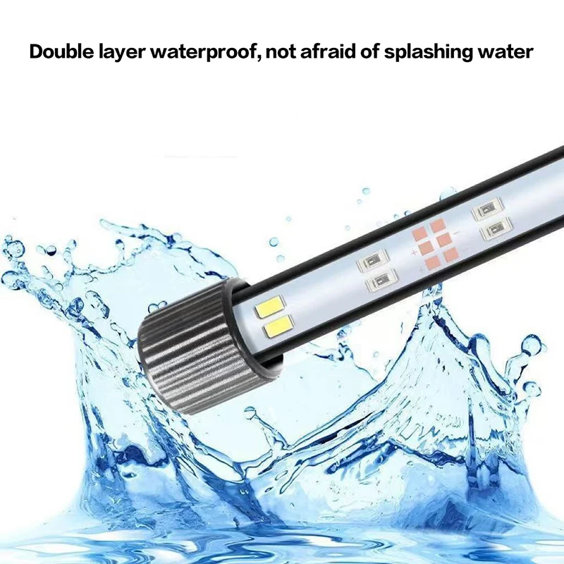 17-47CM USB Plug Aquarium Light LED Waterproof Fish Tank Light Underwater Lighting Submersible Lamp Plant Grow Lamp 110V - view 3