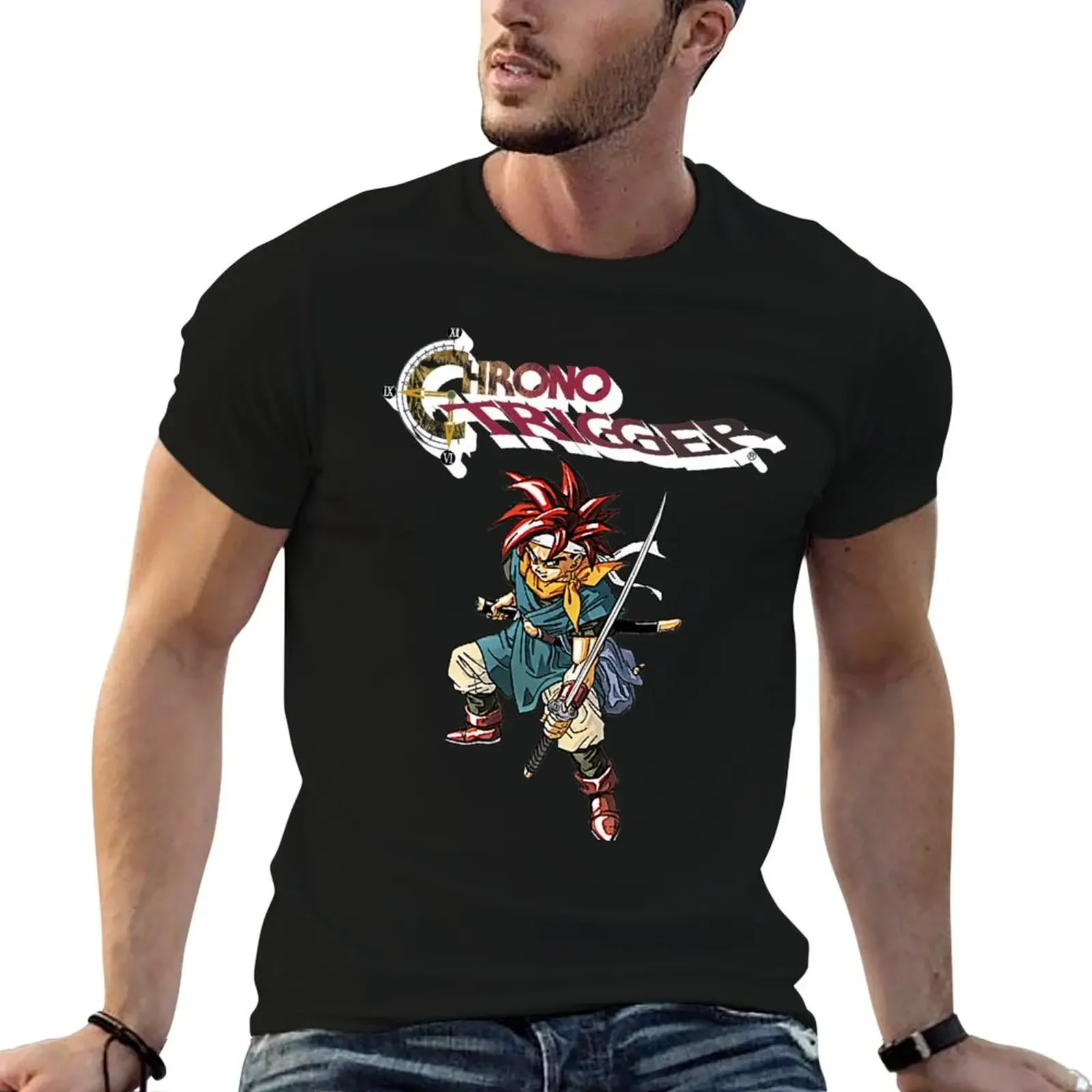 Crono from Chrono Trigger T-Shirt boys whites plus size tops boys animal print mens t shirts