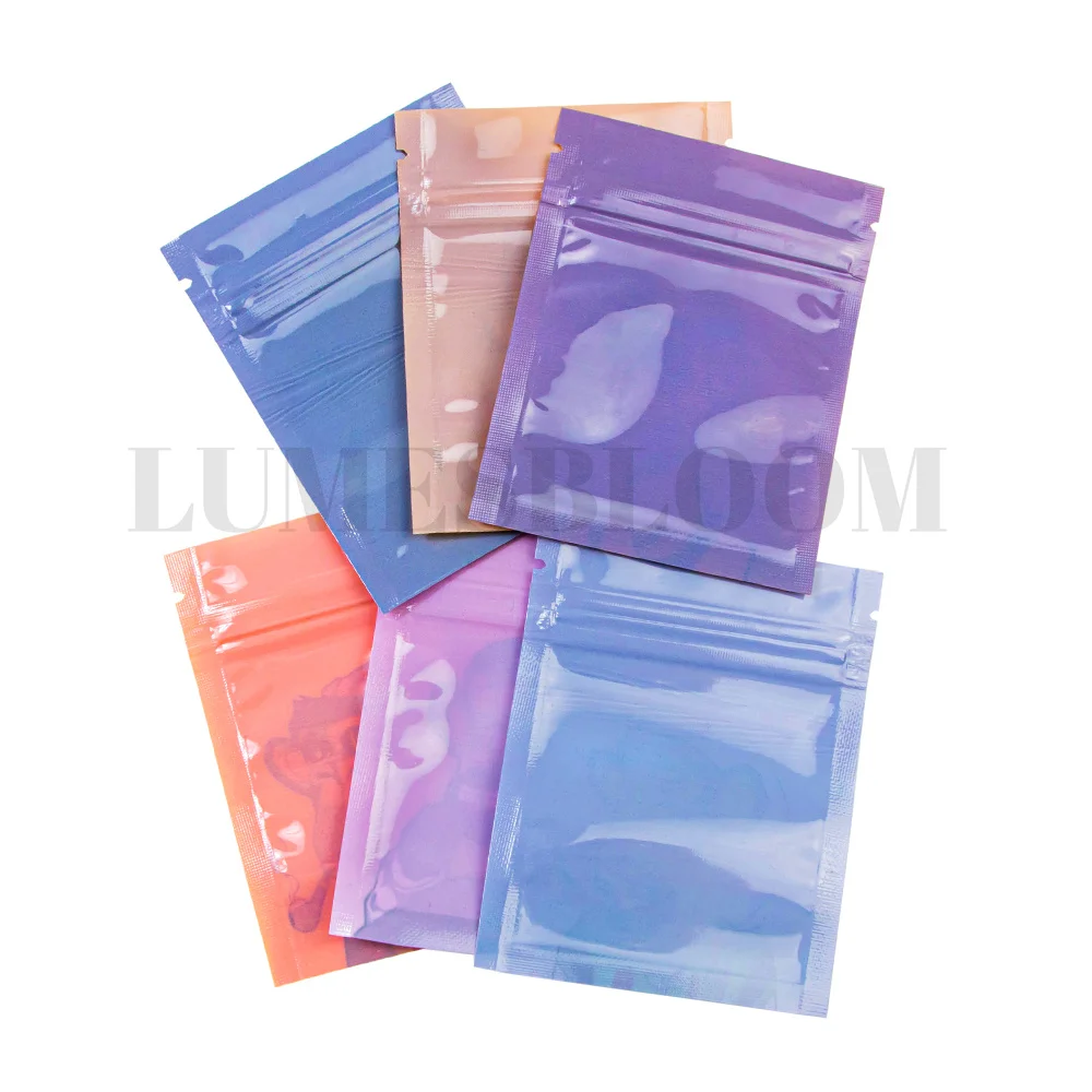 1G Empty Plasic Opp Pouches Monkeys Mylar Bags Clear Window Cartoon Smellproof Zipper Flat Storage Packaging Customize