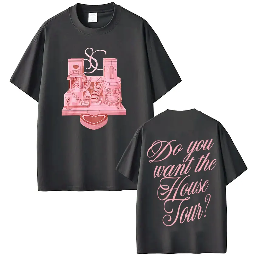 هل تريد جولة البيت سابرينا نجار خمر قميص مطبوع الرجال النساء تي شيرتات على الموضة المتضخم تي شيرت غير رسمي مروحة الهدايا #6