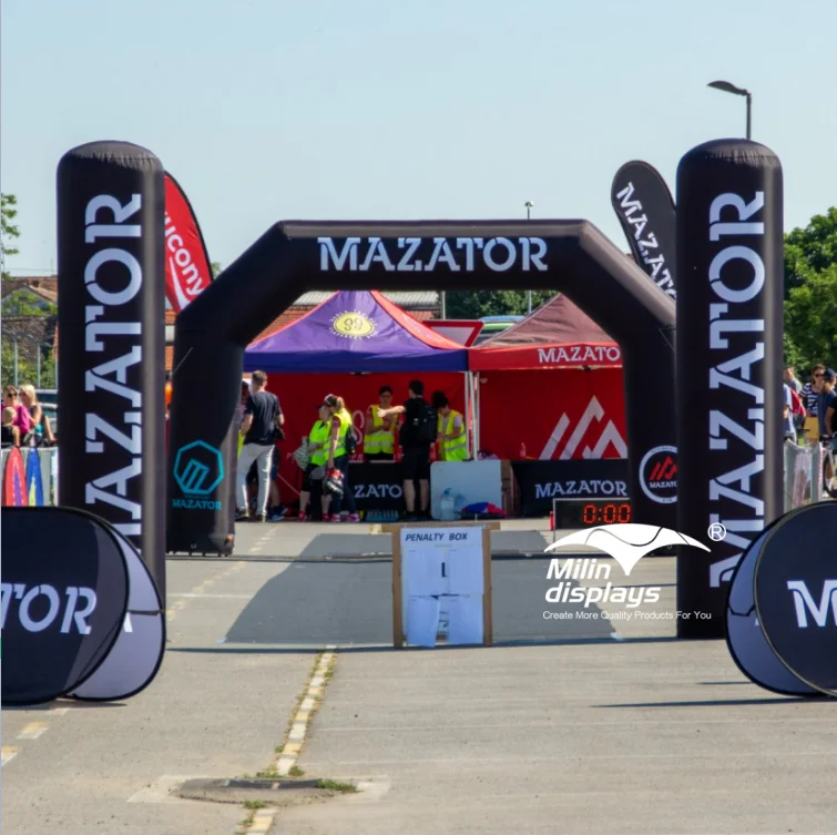 

High Quality sealed Archway Custom Print Inflatable Arch for Marathon