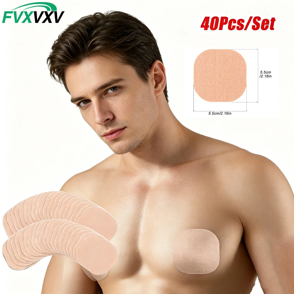 40PCS Men’s Nipple Covers for Gynecomastia Concealment - Hyp