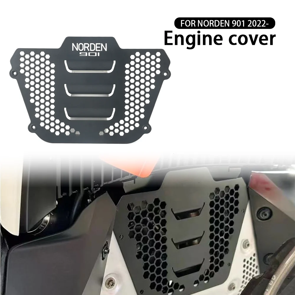 

Motorcycle Accessories Engine Guard Cover Protector Crap Flap Protector For Husqvarna Norden 901 Norden901 2022-2023 Aluminium