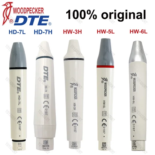Original Woodpecker DTE Dental escalador ultrasónico pieza de mano luz LED HW-6L HW-5L HD-7L HD-7H HW-3H ajuste EMS NSK SATELEC ACTEON