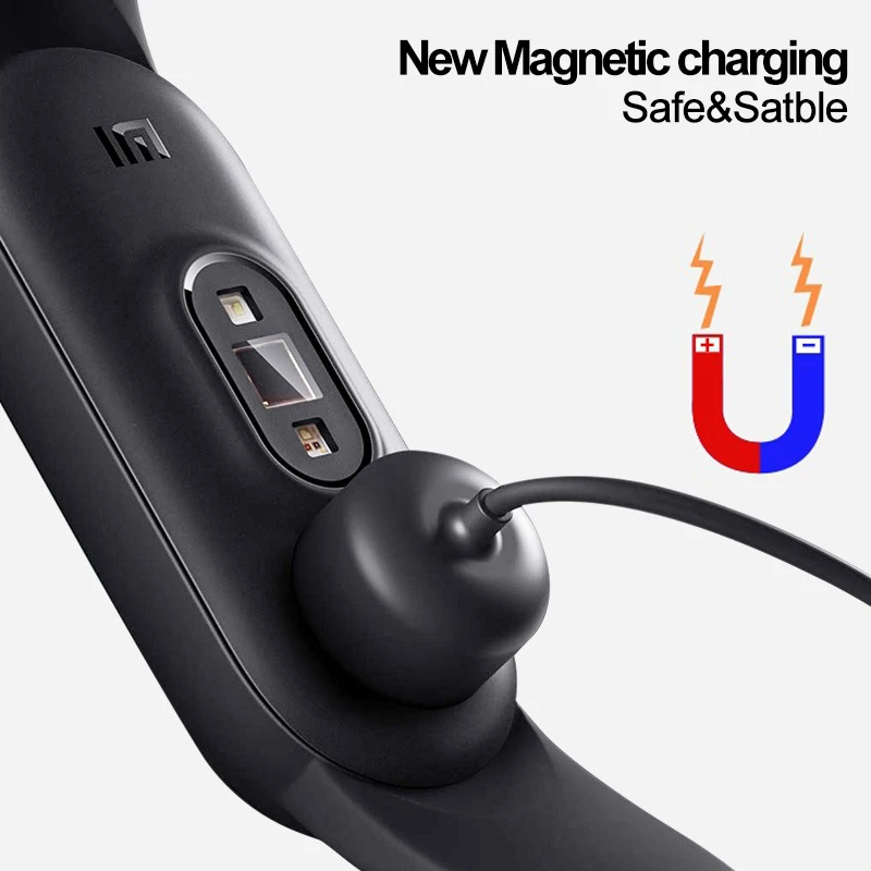 Original Magnetic Cord Charger For Xiaomi Mi Smart Band 7 Pro USB Charging Charger Base For Miband 6 5 4 3 2 Quick Charger Cable