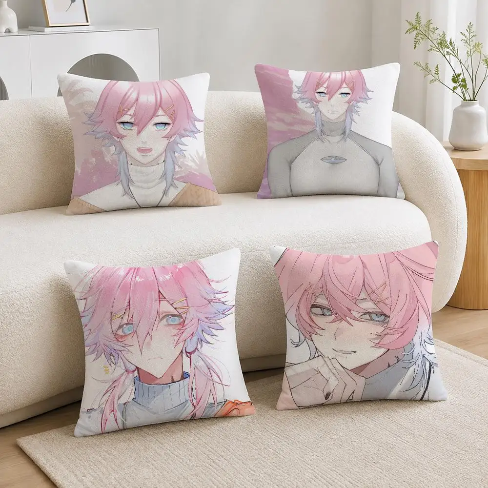 Game 14 Days With You Cushion Cover Soft Plush Cushion Covers Fluffy Throw Pillow Cases for Sofa Bedroom Home Decor