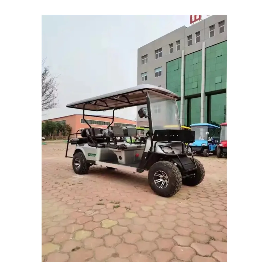 6 Person 72v Electric Lifted Golf Cart Off Road Buggy With Lithium Battery From US Supplier