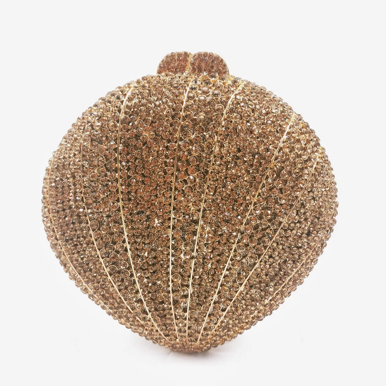 Concha diamante jantar diamante saco cosmético strass banquete embreagem diamante saco de noite multifuncional organizador cosméticos bolsa