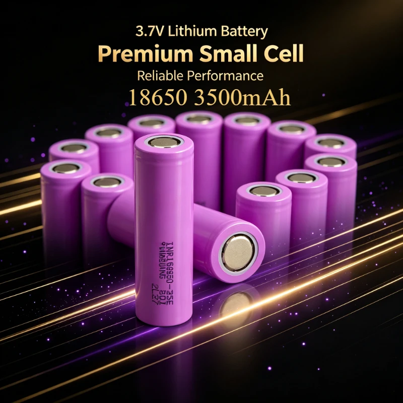 Original 18650 3.7V 25A 3500mAh New Lithium Battery High Power Tool Battery 18650 Rechargeable Battery, Safety Explosion-Proof