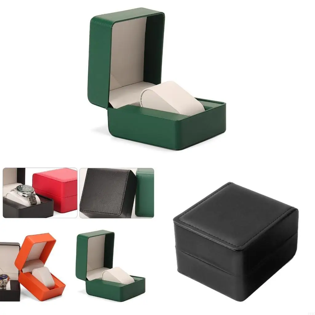 195C PU Leather Case Portable Travel Watch Box Shockproof Watch Storage Box Waterproof Jewelry  Container for Travelling