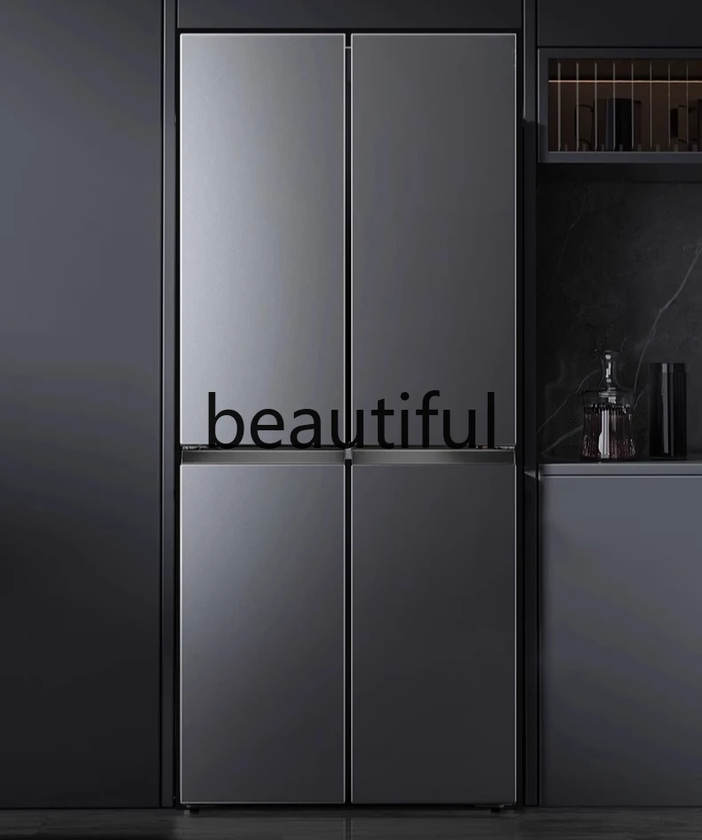 Cross four-door refrigerator, air-cooled and frost-free, first-class frequency conversion, net taste, antibacterial, household