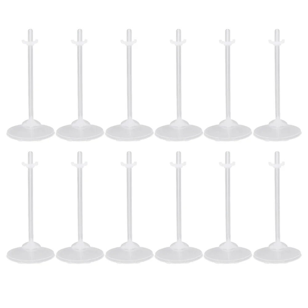 36 Pcs Transparent Stand Figures Rack Mini Action Support Display Holder Bracket Multicolor