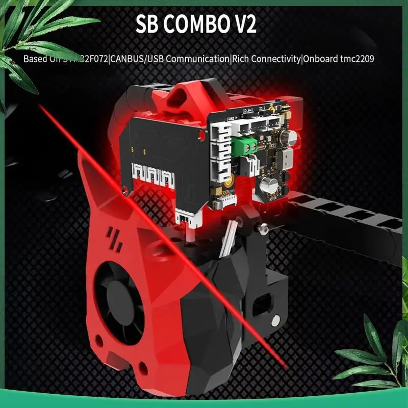 

(НОВИНКА) SB COMBO V2 Stealthburner CAN и USB-плата инструментов Встроенная TMC2209 с вспомогательной платой для Voron SB Hotend