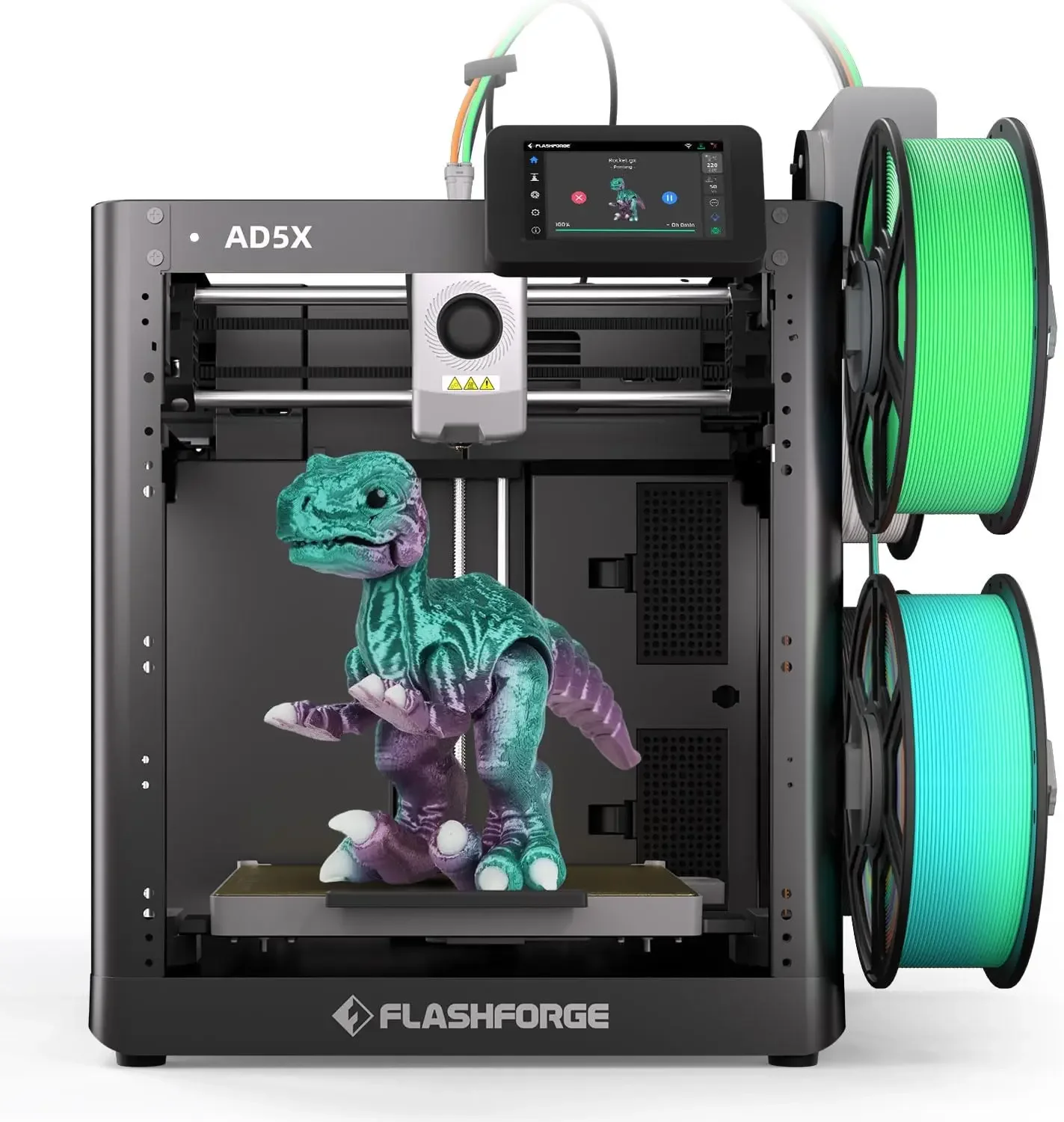 AD5X Multi-Material 3D Printer 4-Color Printing, 600mm/s Speed 1-Click Print with DIY IFS Creations, Full-Auto Calibration
