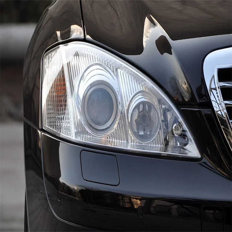 

Для Mercedes-Benz S-класса W221 2006-2009 передняя фара автомобиля крышка объектива корпус лампы абажур фара свет маска