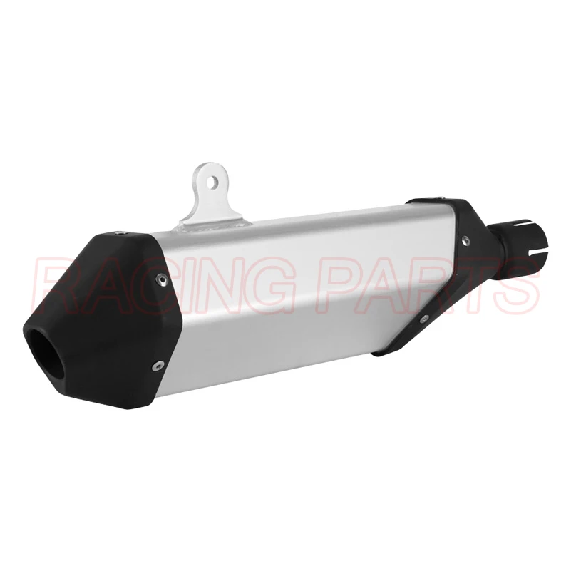 470mm Motorcycle Exhaust Pipe Turbo Tube Muffler With DB Killer For Yamaha Suzuki Ducati Kawasaki Honda Kymco Scooter Nmax Tmax