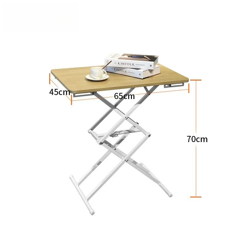 Multifunctional folding lift coffee table dining room simple light luxury advanced rock slab home