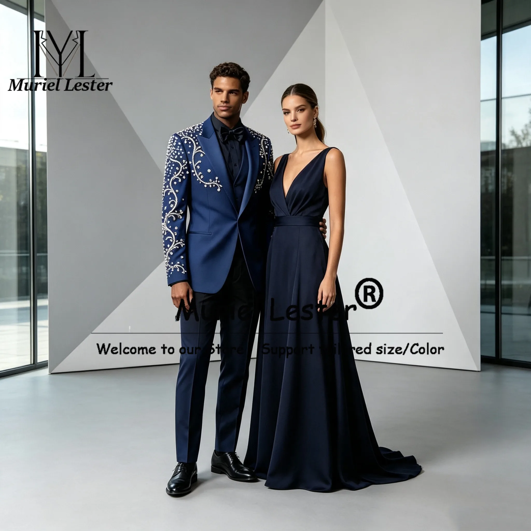 ラグジュアリーダイヤモンドビーズスーツ メンズ スリムフィッ - Mens Formal のレビューと価格