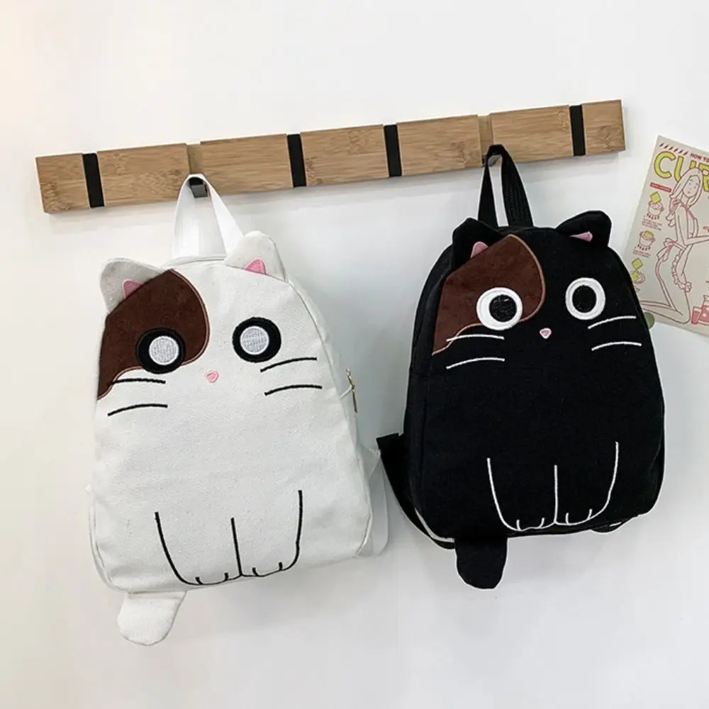 

Gift Kawaii Cat Schoolbags Canvas Cute Backpack Bags Large Capacity Travel Backpack Student