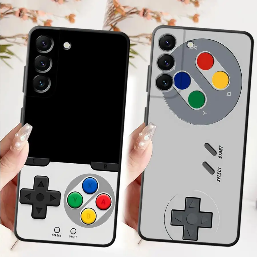 Retro Game Black Soft Phone Cover Case for Samsung Galaxy A70 A05 A06 A10 A12 A40 A16 A30 A15 A17 A04 A50 A20 A13