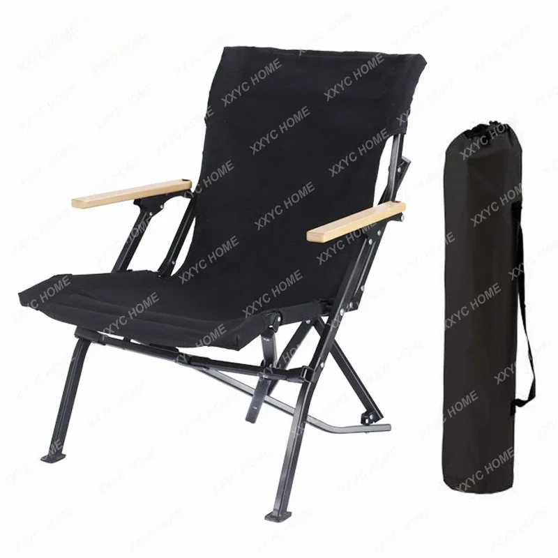 Lohascamping Outdoor Camping Chair Portable folding recliner 600D Oxford cloth Load within 120KG picnic garden