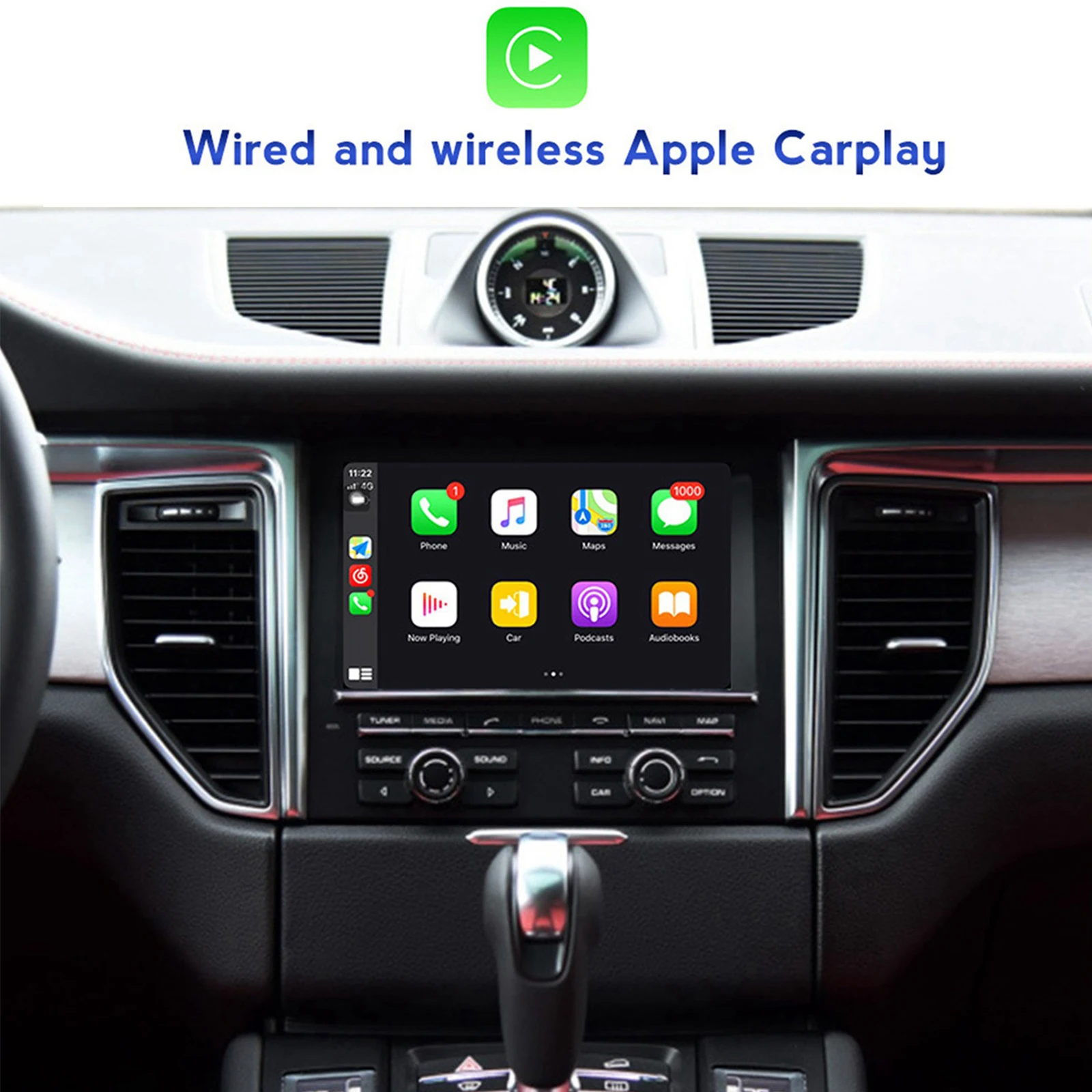 Sem fio Android Auto Carplay, sistema PCM3.1, caixa decodificadora, Porsche 911, Panamera, Cayenne, Boxster, Cayman, Macan, 2011-2015