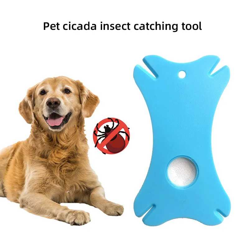 4Pcs Pet Cleaning Supplies With Magnifying Glass Flea And Tick Remover For Cats And Dogs Scratching Tool Tick Card Pets Supplies