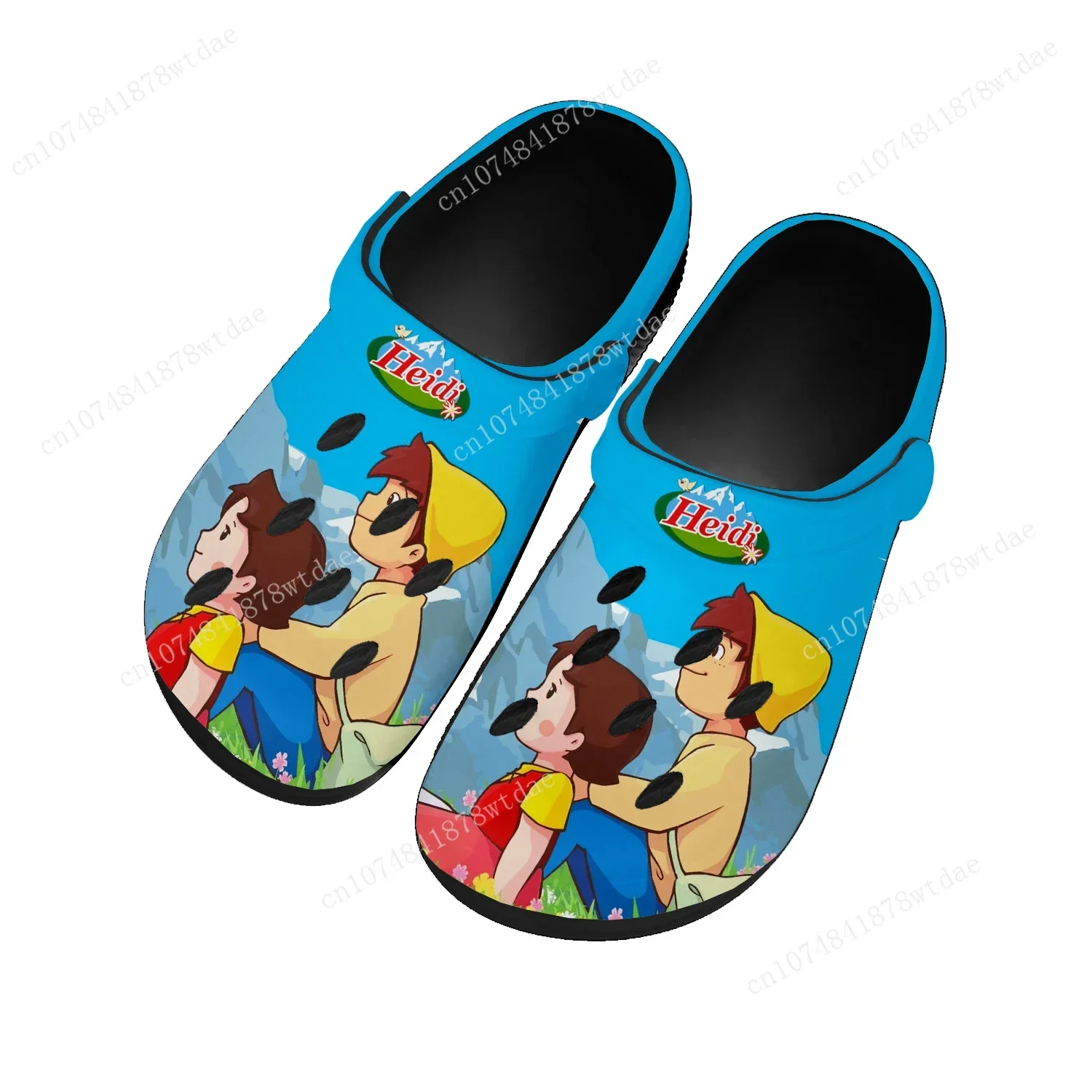 A Girl Of The Alps Home Clogs Mens Womens Teenager Custom Made Water Shoes Heidi Comics Manga Garden Beach Hole Slippers Sandals