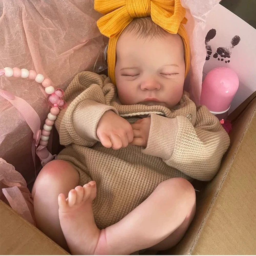 

19 inch Full Silicone Vinyl Body Girl Boy Levi Reborn Doll Waterproof 3D Skin Tonewith Visible Veins Lifelike Kids Toy Gift