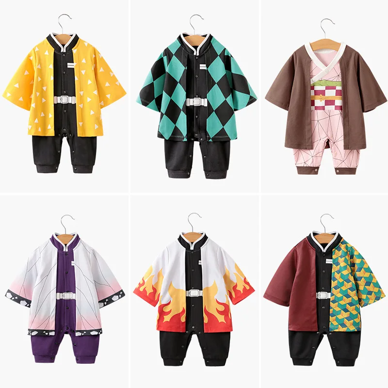 Baby Boy Clothes Anime Crawling Suit Anime Cartoon Infant Cartoon Outfit Cosplay Jumpsuit Newborn Toddler Romper Bodysuits