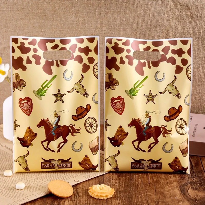 10/20/50 Bolsas de Regalo Vaqueras, Bolsas de Regalos del Viejo Oeste, Bolsas para Golosinas, Dulces y Bocadillos, Bolsas de Recuerdos para Fiestas Temáticas del Oeste