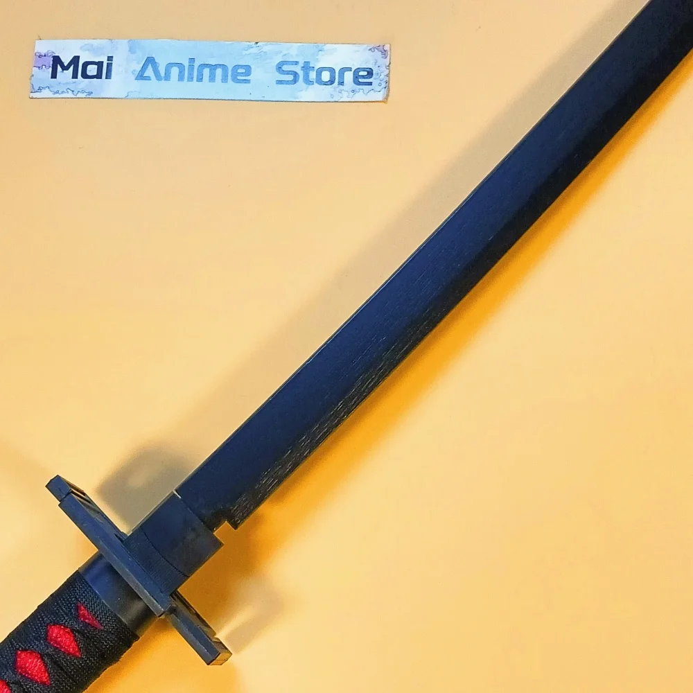 31/40 polegada kurosaki ichigo katana tamanho real japonês katana sabre original lixívia anime cosplay prop faca ninja brinquedo afiado presente