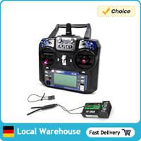 Flysky FS-i6 AFHDS 2A 2.4GHz 6CH Radio System Transmitter for RC Helicopter Glider with FS-iA6B 6Ch Receiver PPM Output