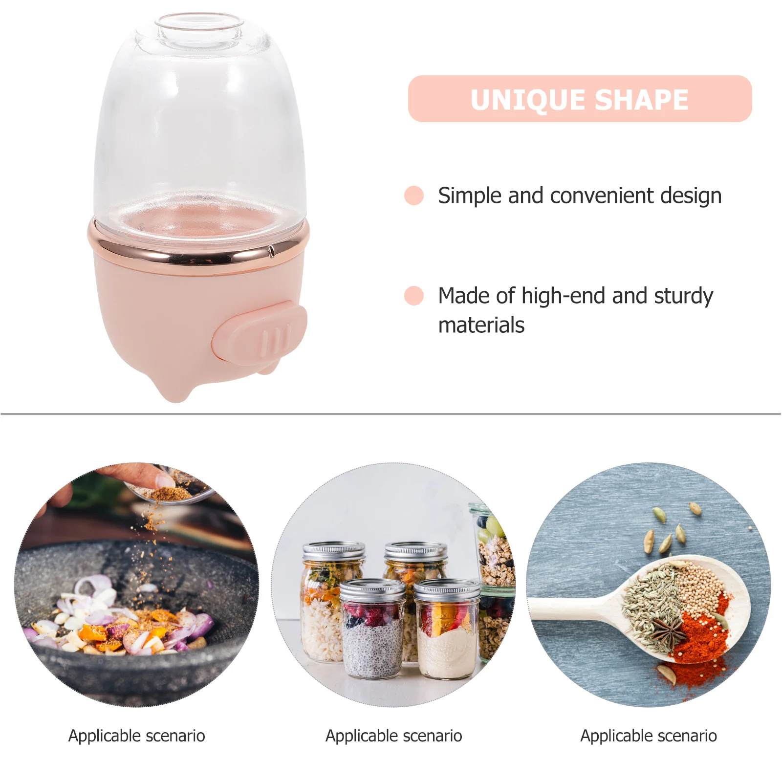 

Press The Salt Bottle Seasoning and Dispenser Bottles Jars Pepper Rustic