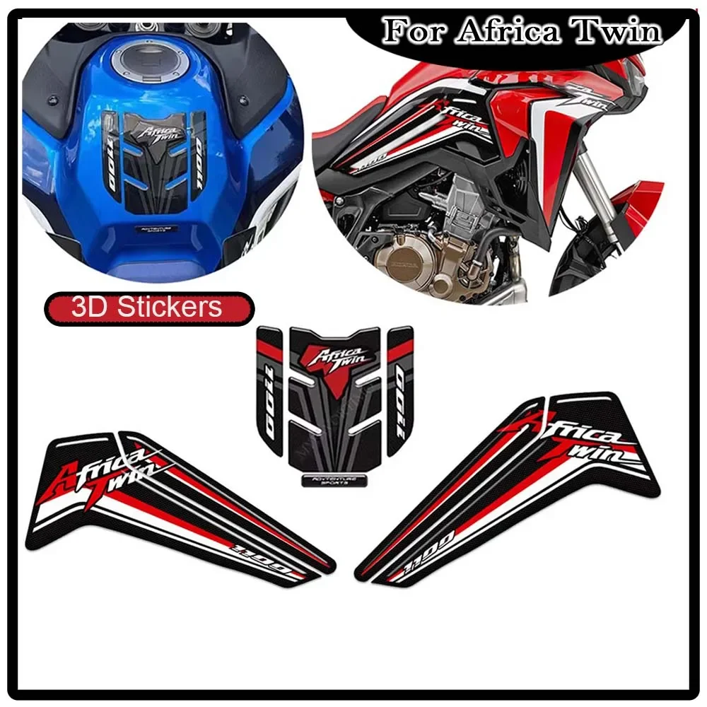 

For Honda AFAricaTwin RICA TWIN CRF1100 CRF 1100 L ADVENTURE SPORT Stickers Decal Kit Tank Pad Protector 2019 2020 2021