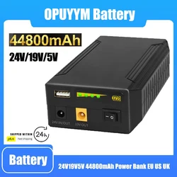 Power Bank 19V  24V Battery  Rechargeable lithium battery 18650 mah 44800,Auxiliary Large Capacity 18650 power bank 44800mah UPS