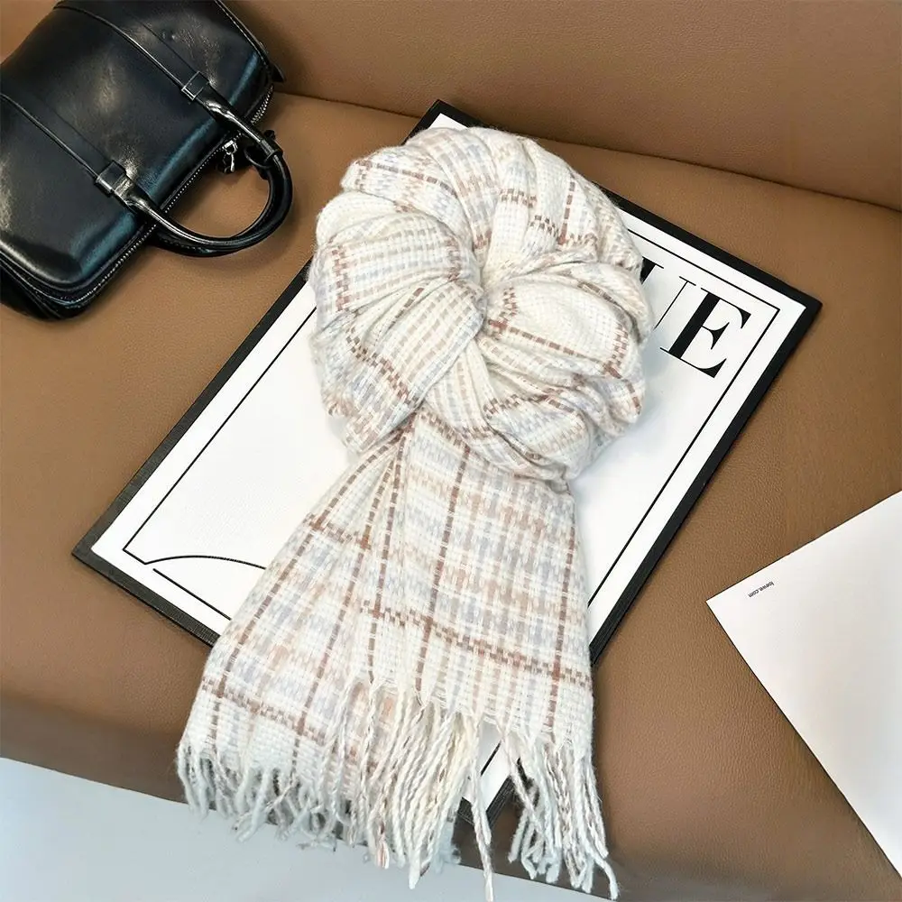 Fashion Warm Winter Scarf Woolen Thicken Knit Scarf Soft Neck Scarf Women Men